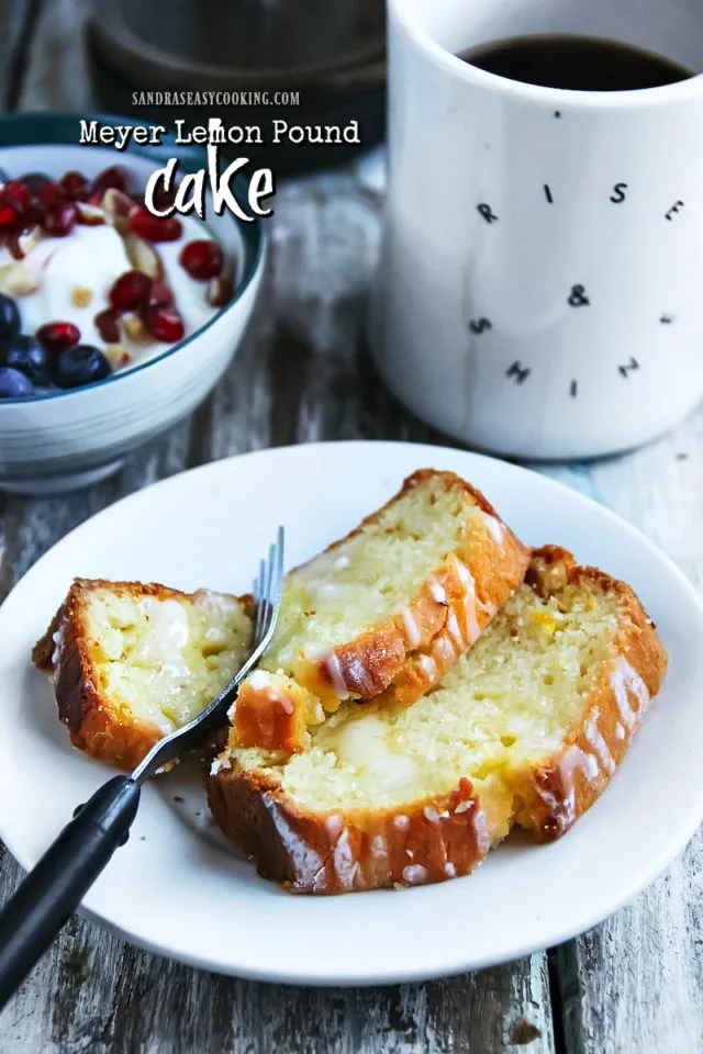 Meyer Lemon Pound Cake