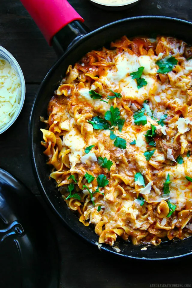 Skillet Lasagna with a video 