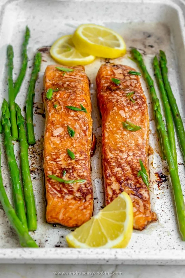 Soy Sauce Marinated Salmon