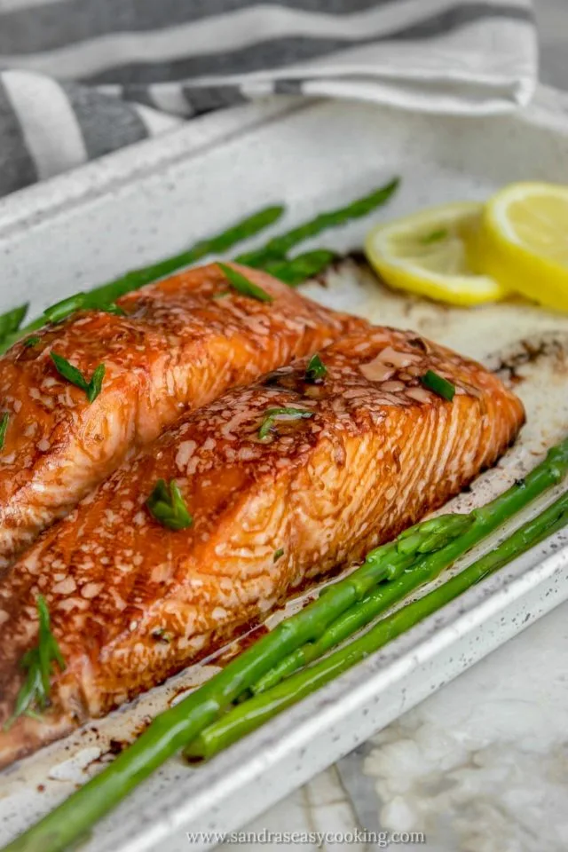 Soy Sauce Marinated Salmon