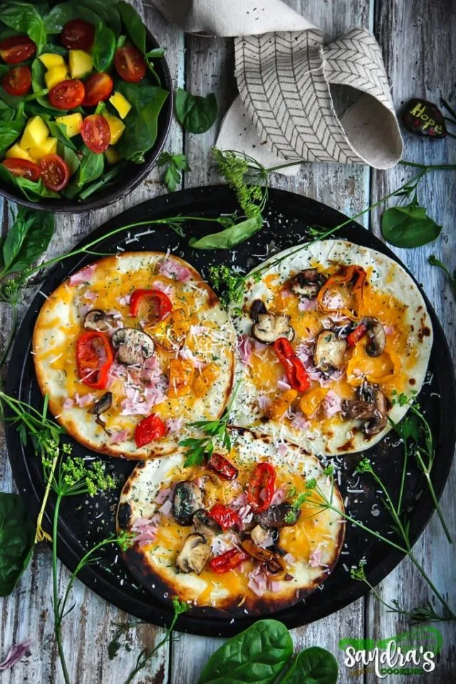 Tortilla Pizzas Recipe
