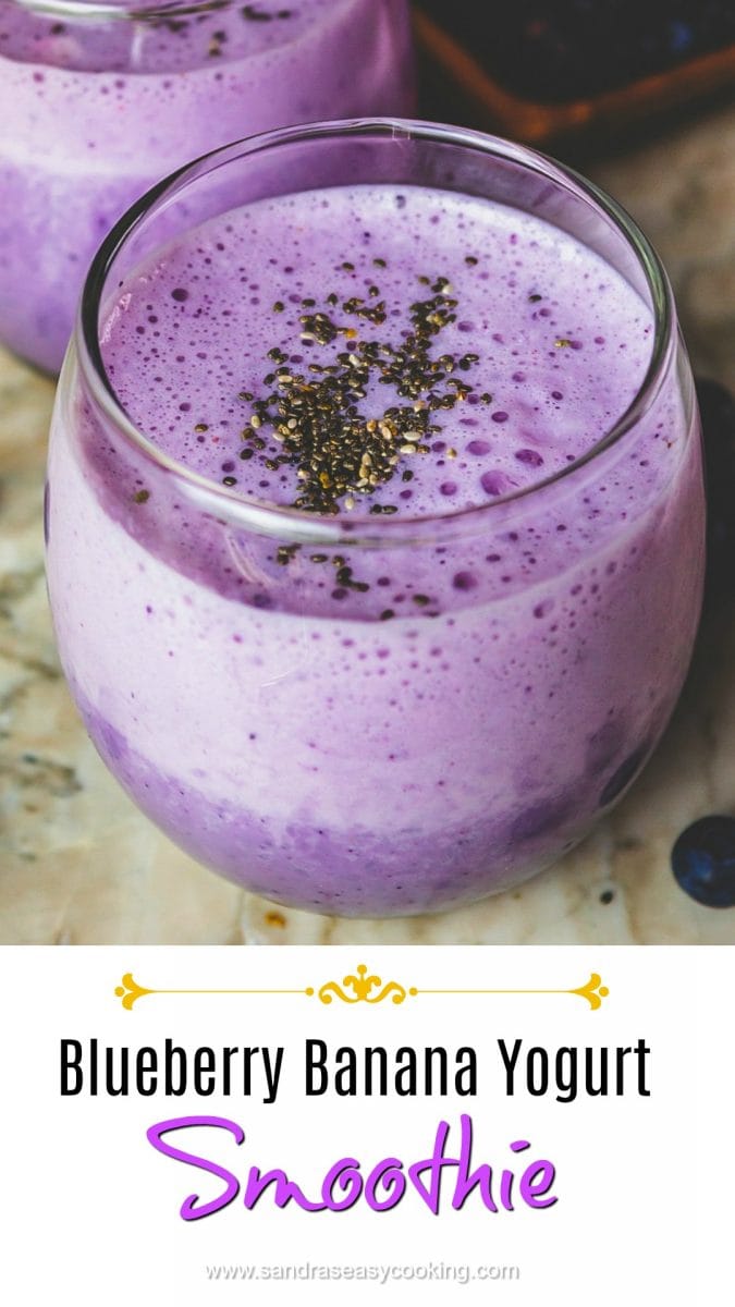 Blueberry Banana Yogurt Smoothie