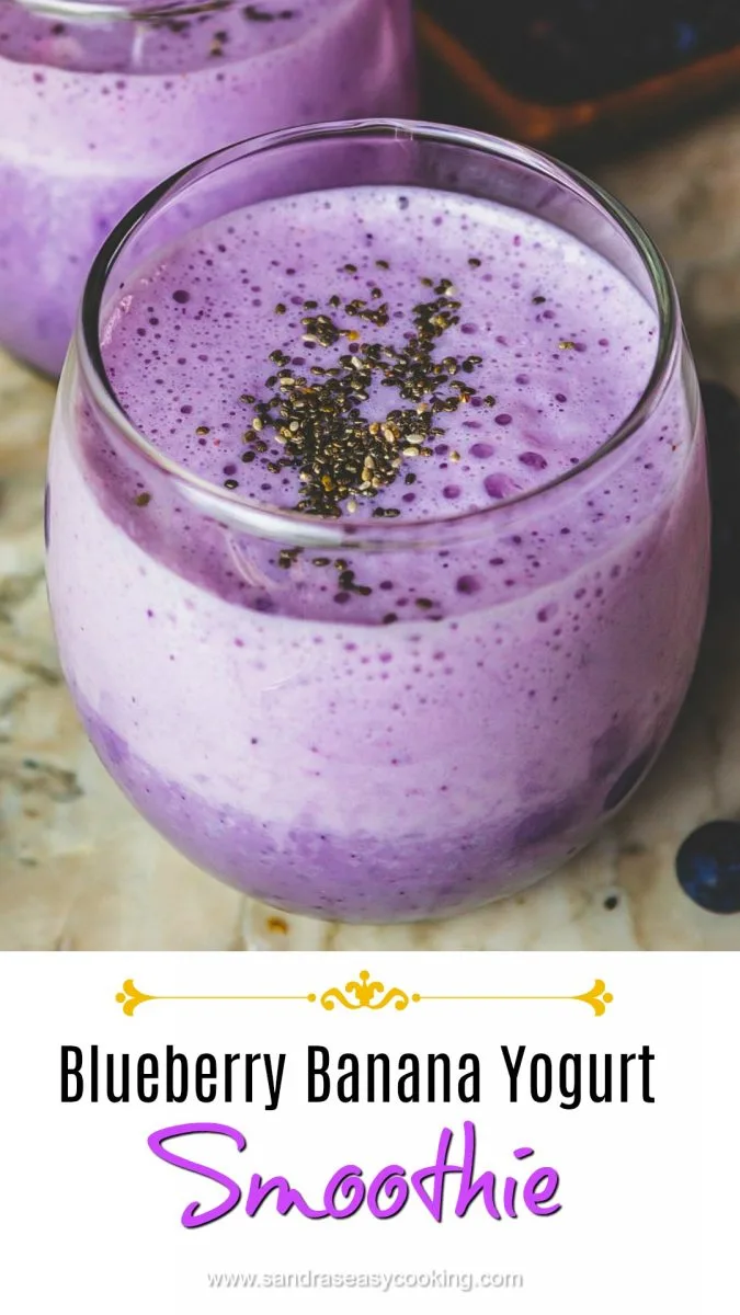 Blueberry Banana Yogurt Smoothie
