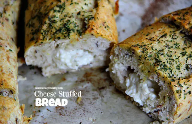 Boursin Cheese Stuffed Bread