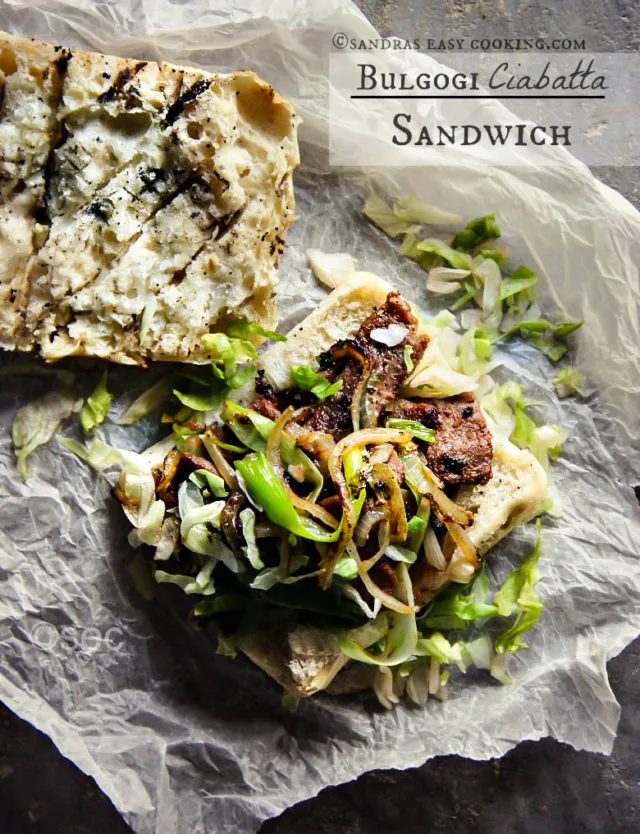 Bulgogi Ciabatta Sandwich
