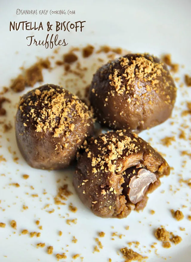 Nutella and Biscoff Truffles