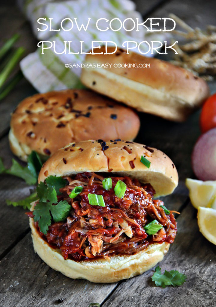 Slow Cooked Pulled Pork with Southern BBQ Sauce - Sandra's Easy Cooking