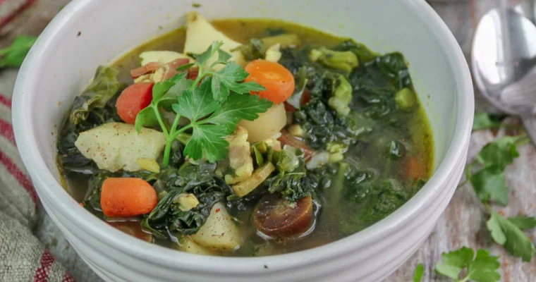 Bacon and Kale Soup
