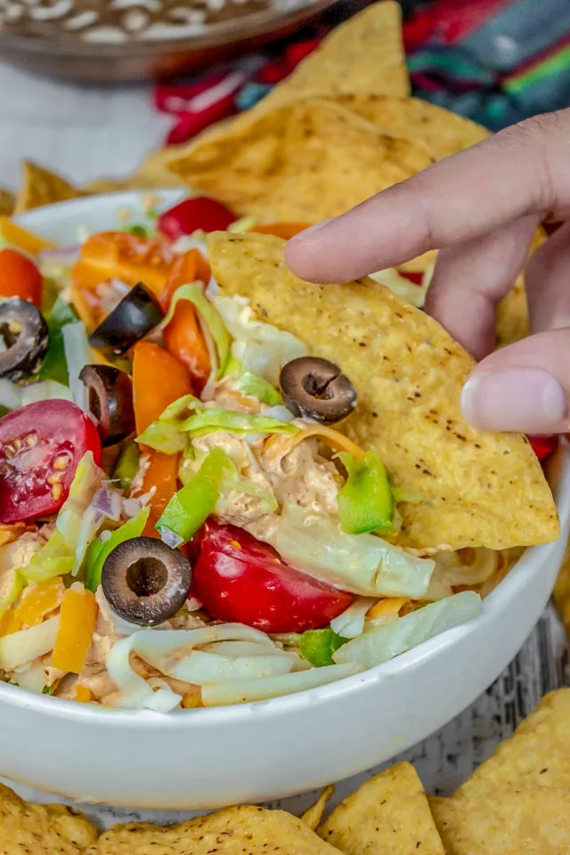 Taco Style Cream Cheese Dip