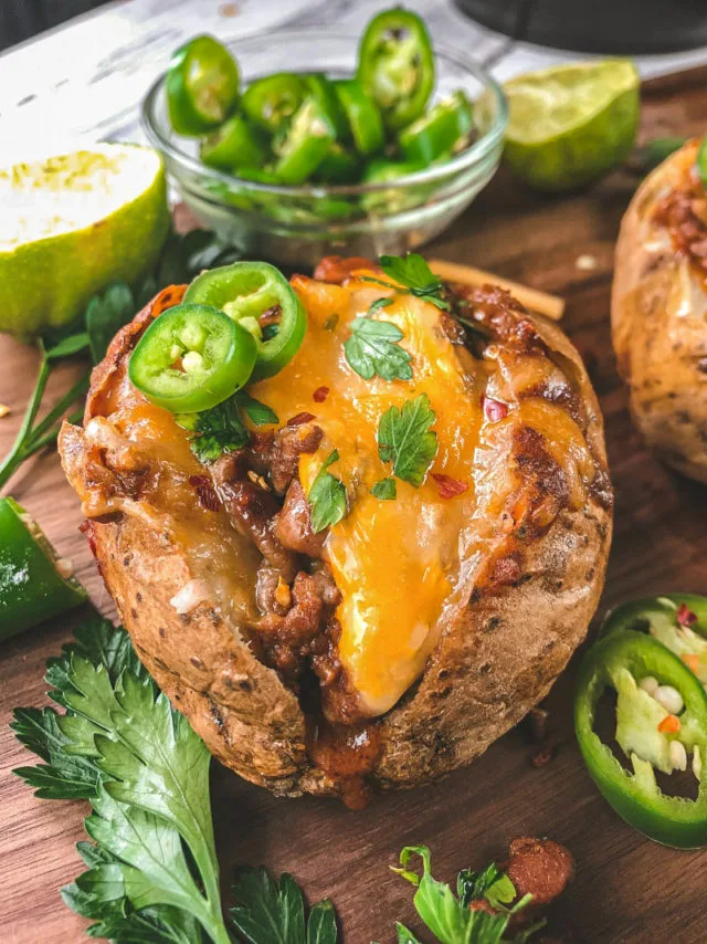 Beef Chili Baked Potato Recipe