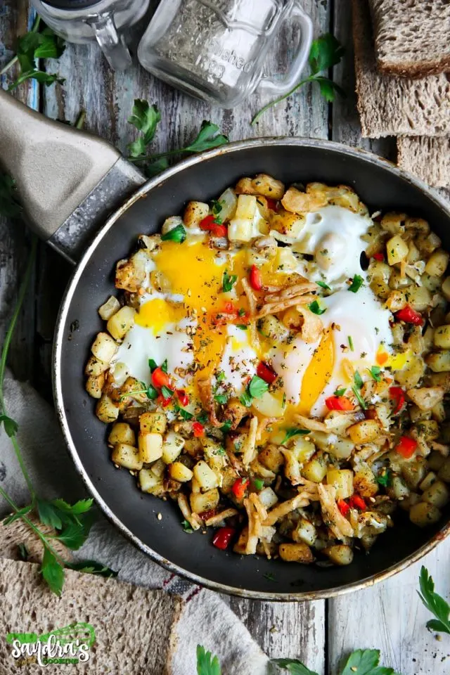 Potatoes and Eggs Skillet