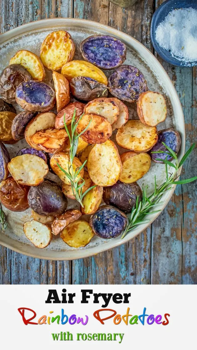 Air Fryer Rainbow Potatoes Recipe