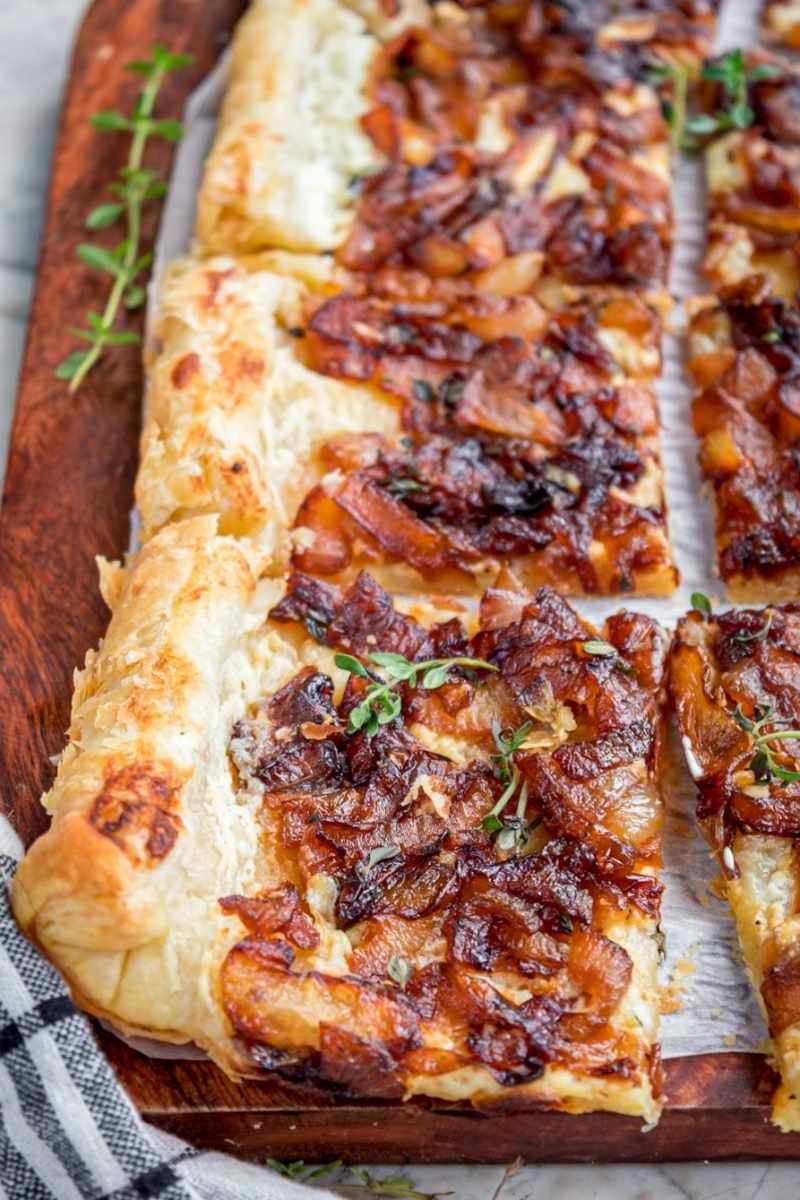 Caramelized Onion Tart - Sandra's Easy Cooking