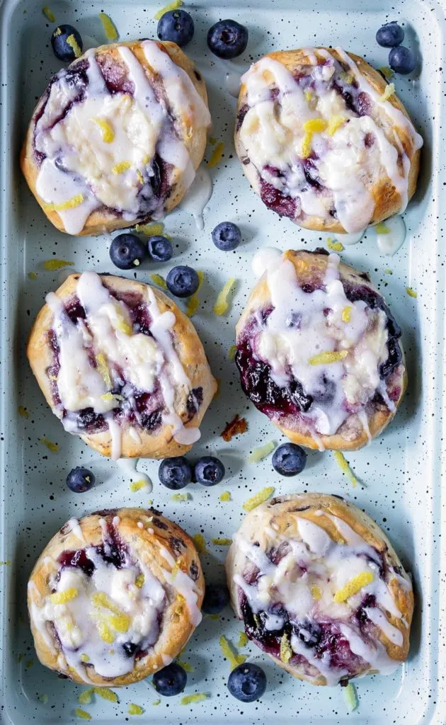 Blueberry Cream Cheese Biscuit Danish