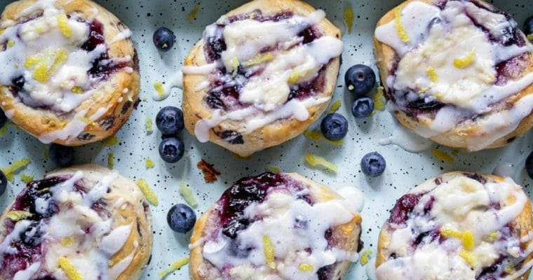 Blueberry Cream Cheese Biscuit Danish