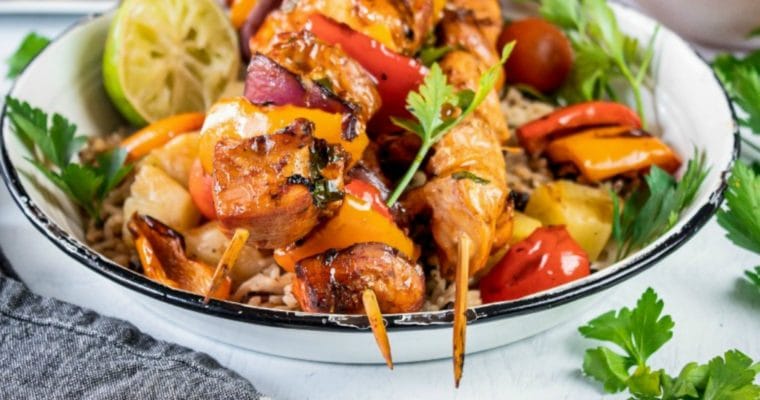 Chicken Fajita Skewers