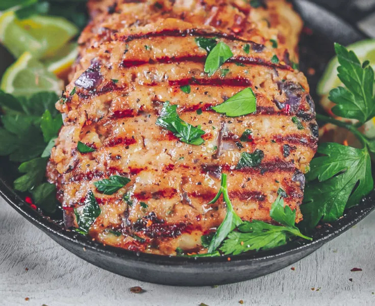Simple Halibut Burger