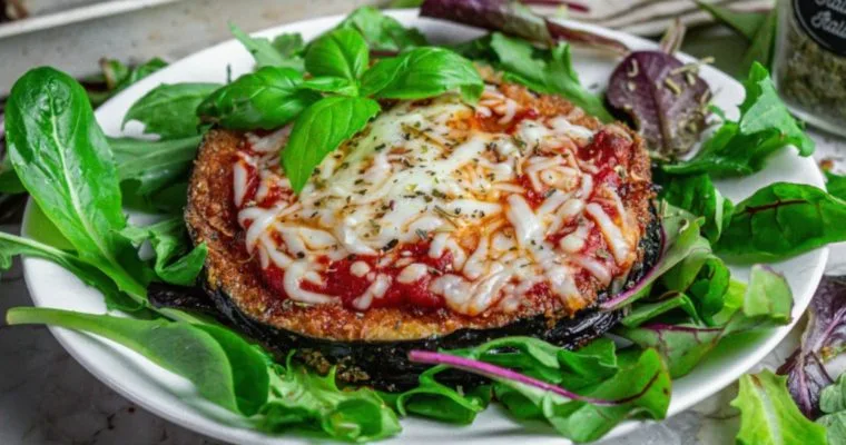 Pan-Fried Eggplant with Mozzarella and Marinara