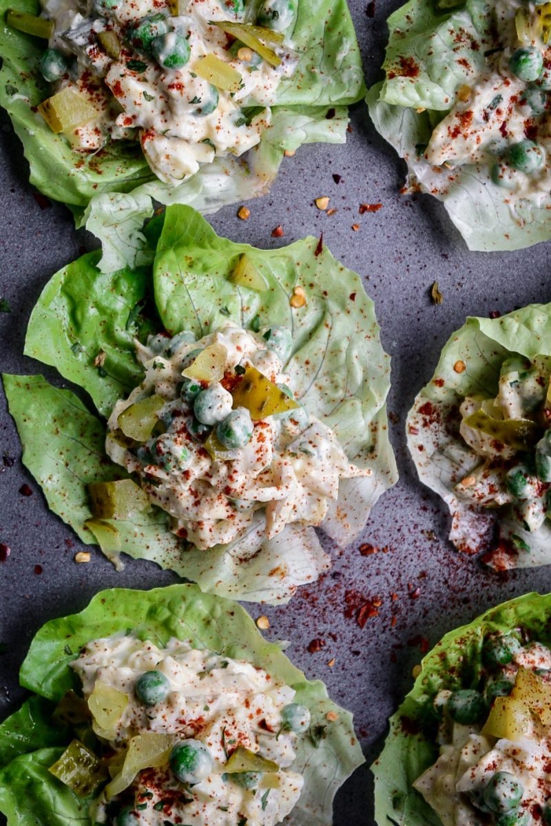 Chicken And Egg Salad Lettuce Wraps Easy Low Carb Recipe 7127