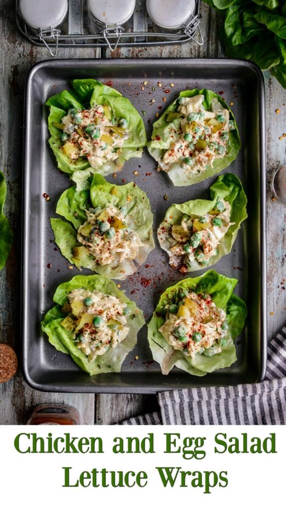 Chicken And Egg Salad Lettuce Wraps Easy Low Carb Recipe 2475