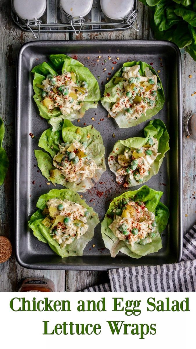 Chicken And Egg Salad Lettuce Wraps Easy Low Carb Recipe 4173