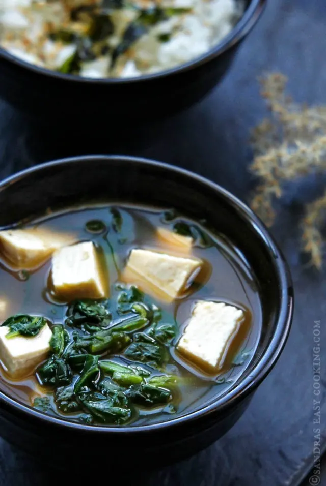 Spinach and Tofu Soup