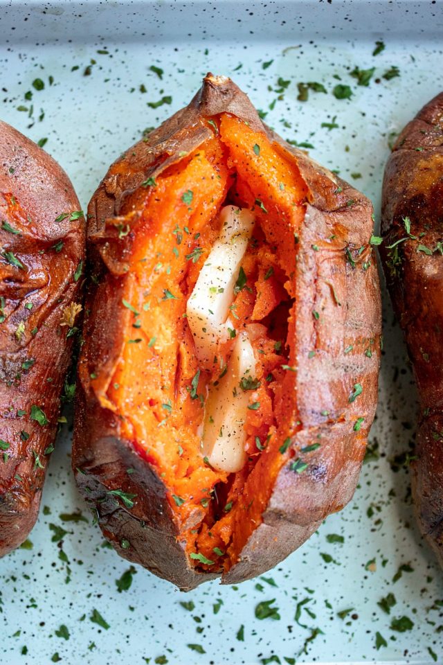 Baked Sweet Potatoes - Sandra's Easy CookingSide Dish Recipes