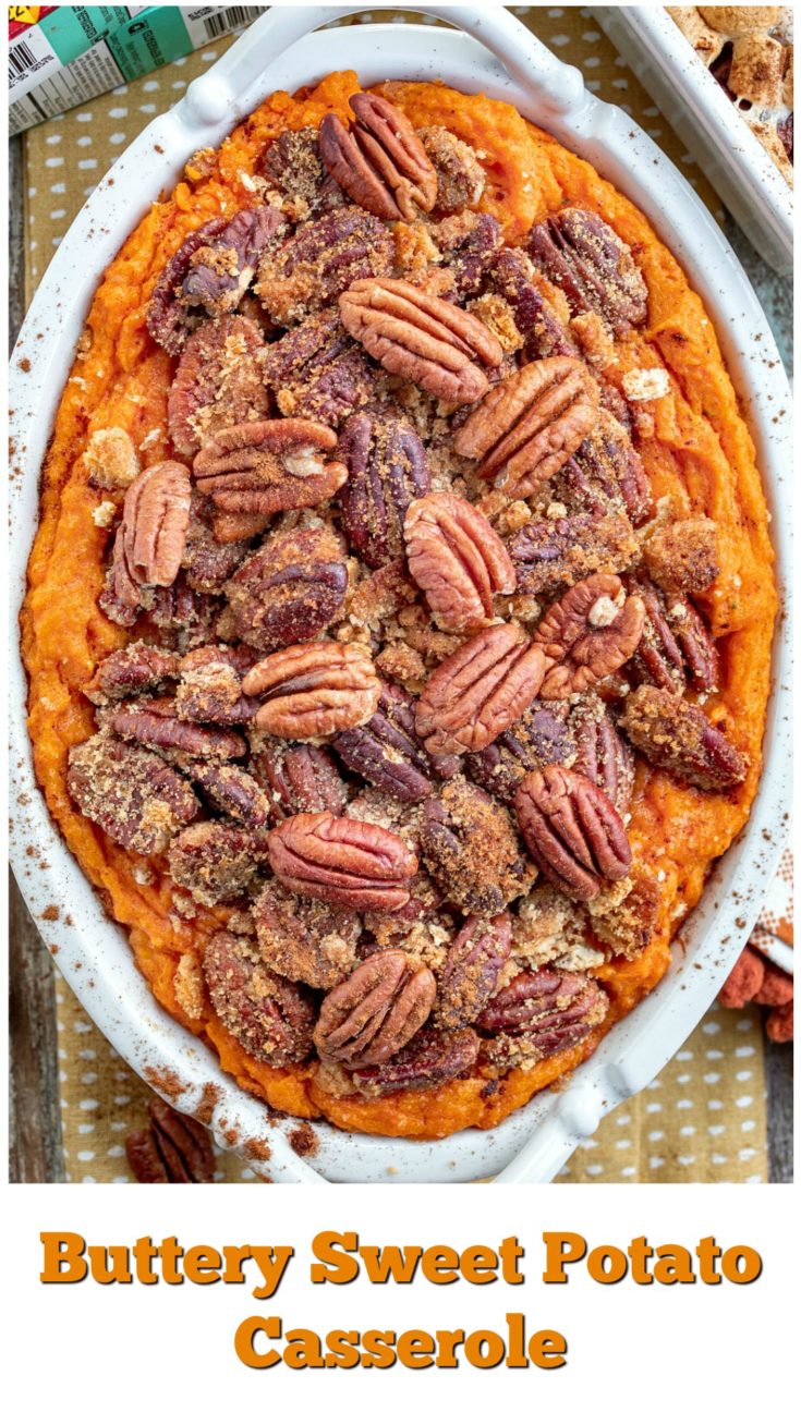 Buttery Sweet Potato Casserole Recipe - Sandra's Easy Cooking Dishes