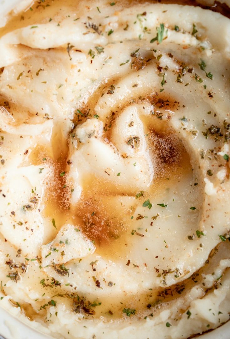 Creamy Garlic Mashed Potatoes - Sandra's Easy Cooking Recipes