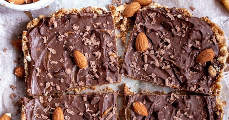 No-Bake Chocolate Almond Butter Ritz Bars