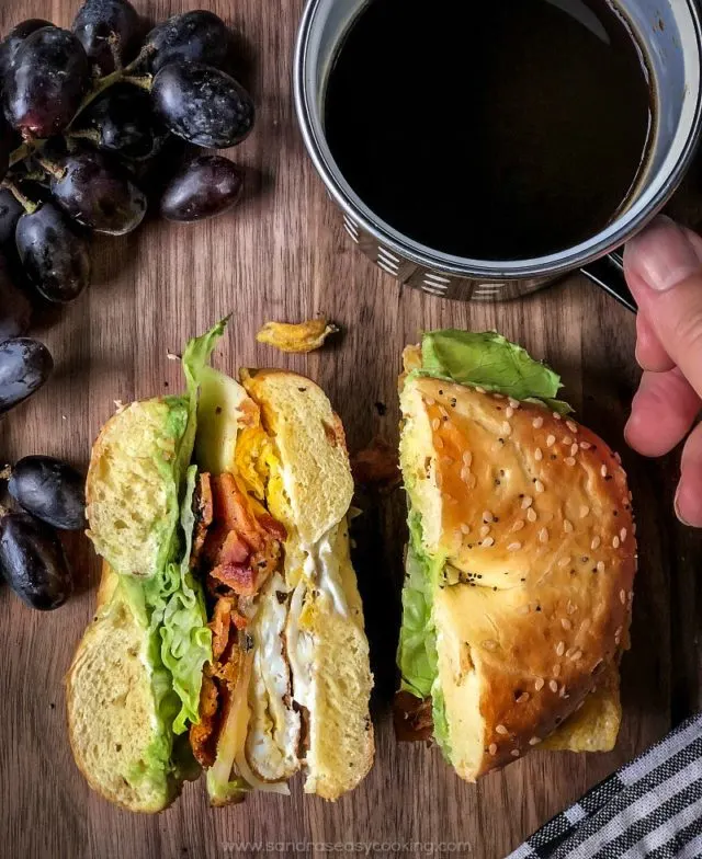 Brunch Bagel Sandwich