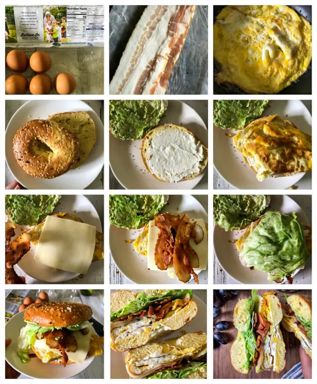 Brunch Bagel Sandwich