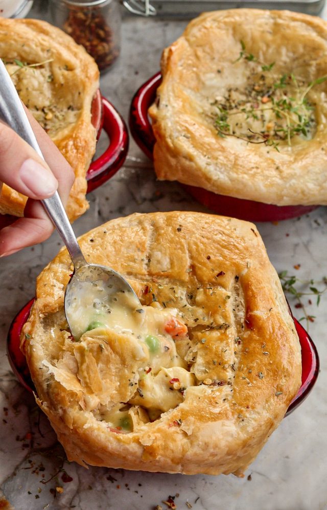 Individual Chicken Pot Pies - Sandra's Easy Cooking Dinner Recipes