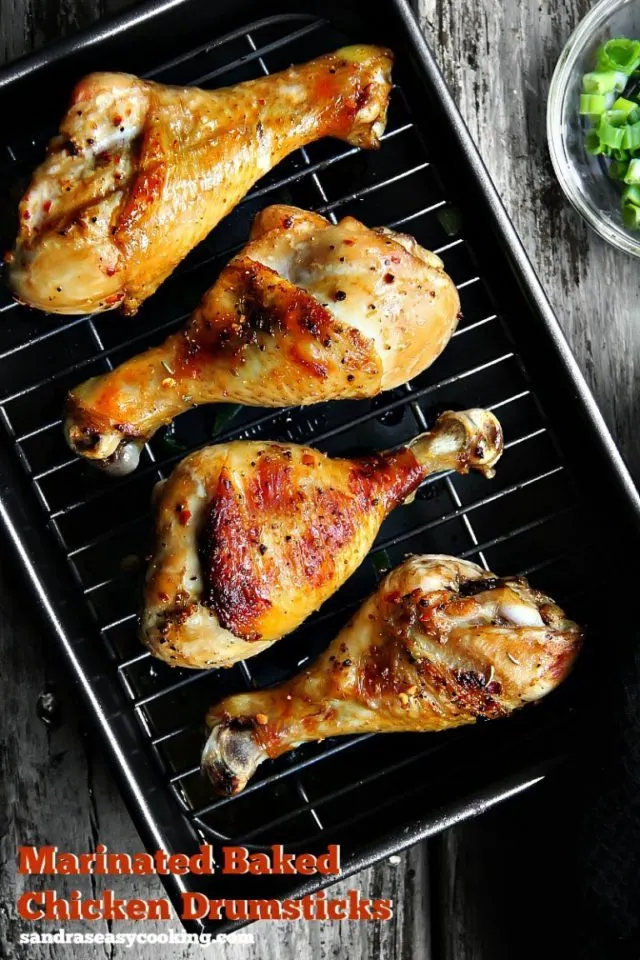 Marinated Baked Chicken Drumsticks