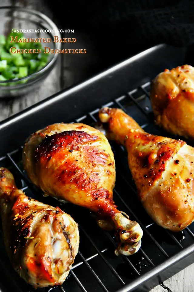 Marinated Baked Chicken Drumsticks