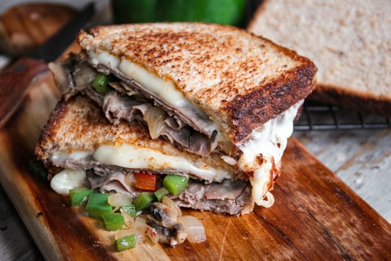 Roasted Beef Grilled Cheese Sandwich - Sandra's Easy Cooking Recipes