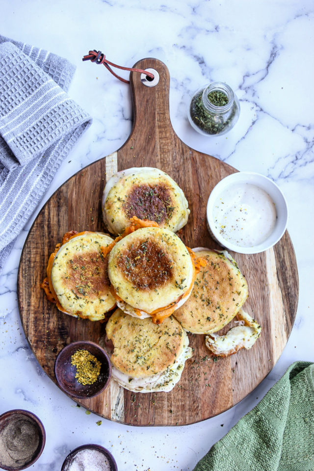 English Muffin Baked Sandwiches - Sandra's Easy Cooking Sandwiches