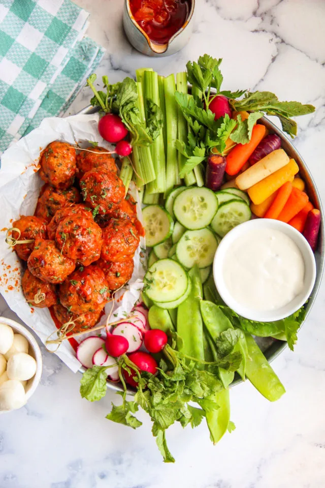 Buffalo Chicken Meatballs