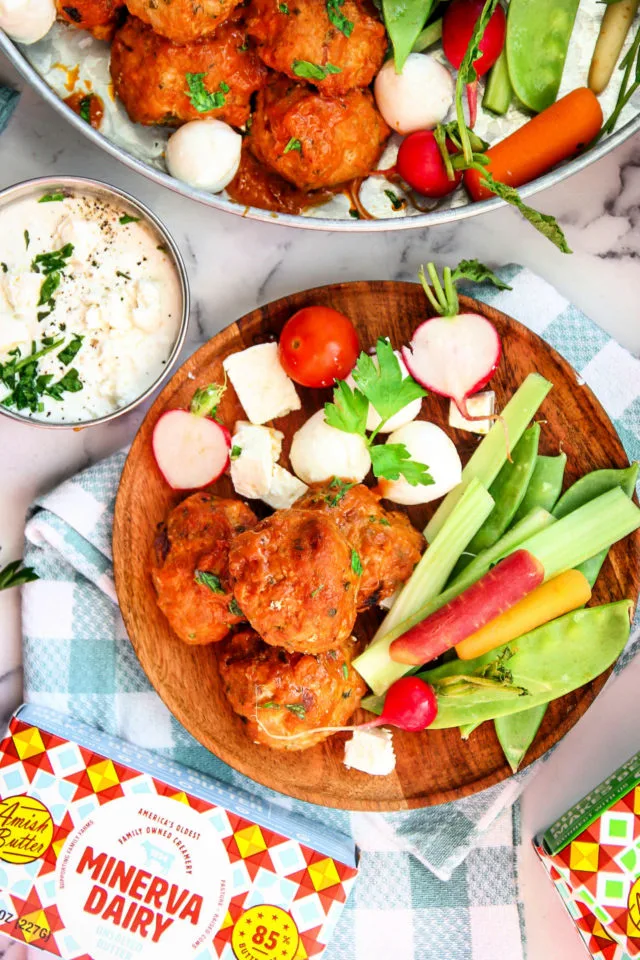 Buffalo Chicken Meatballs