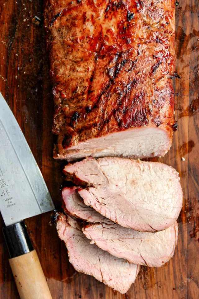grilled pork loin