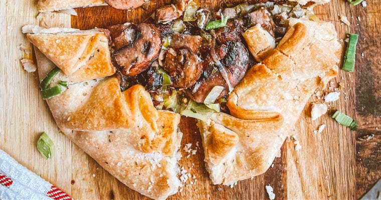 Mushroom and Leek Galette