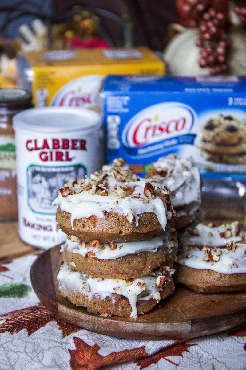Carrot Cake Baked Donuts