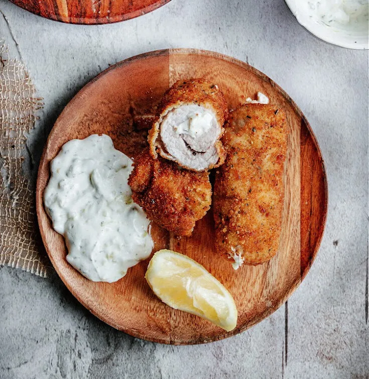 Pork Steak Rolls with Cream Cheese