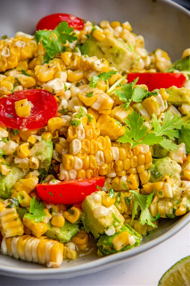 Grilled Spicy Corn Salad