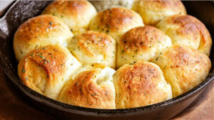 Biscuit and Mozzarella Skillet Bites