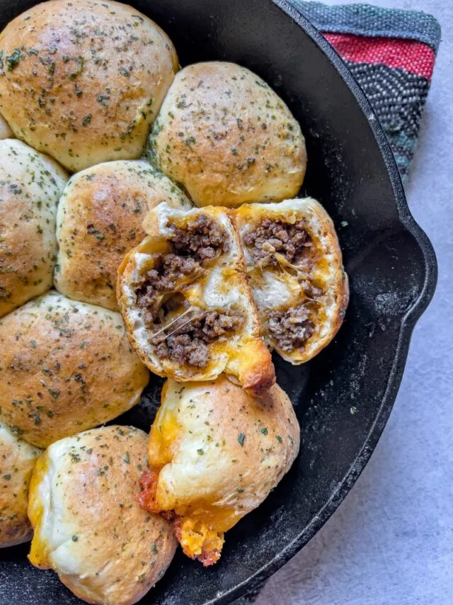Taco Biscuit Skillet Bites
