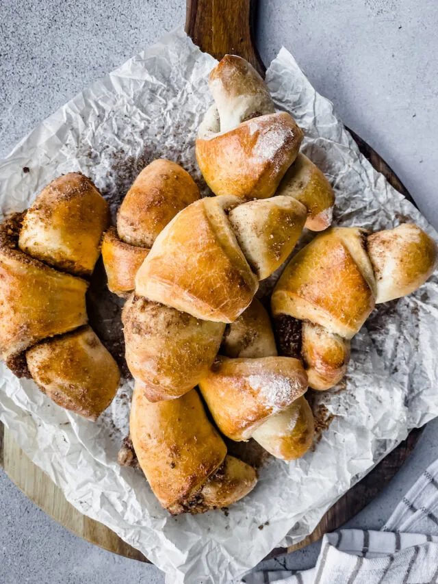 Cinnamon and Sugar Crescent Rolls