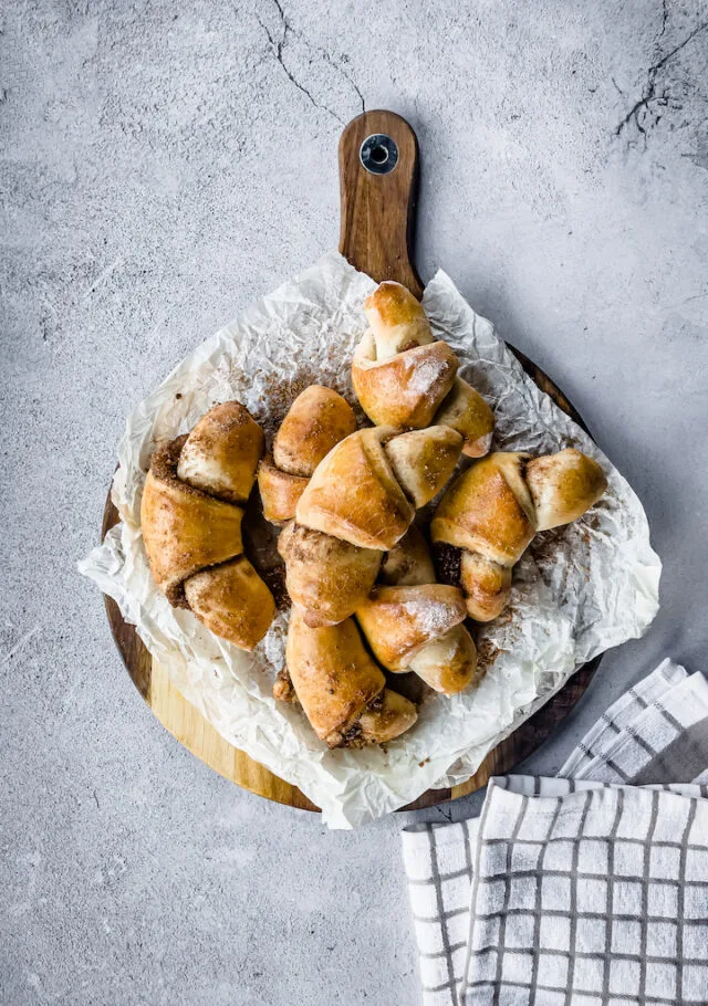 Homemade baked pastry