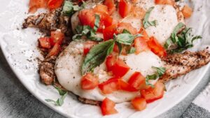 Grilled Chicken Bruschetta