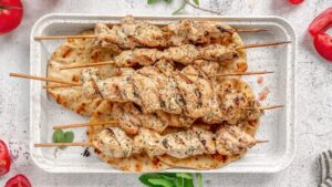 Grilled Lemon Chicken Skewers